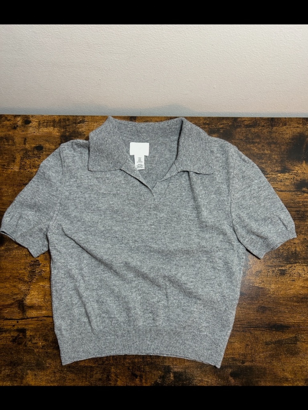 H&M short sleeve sweater